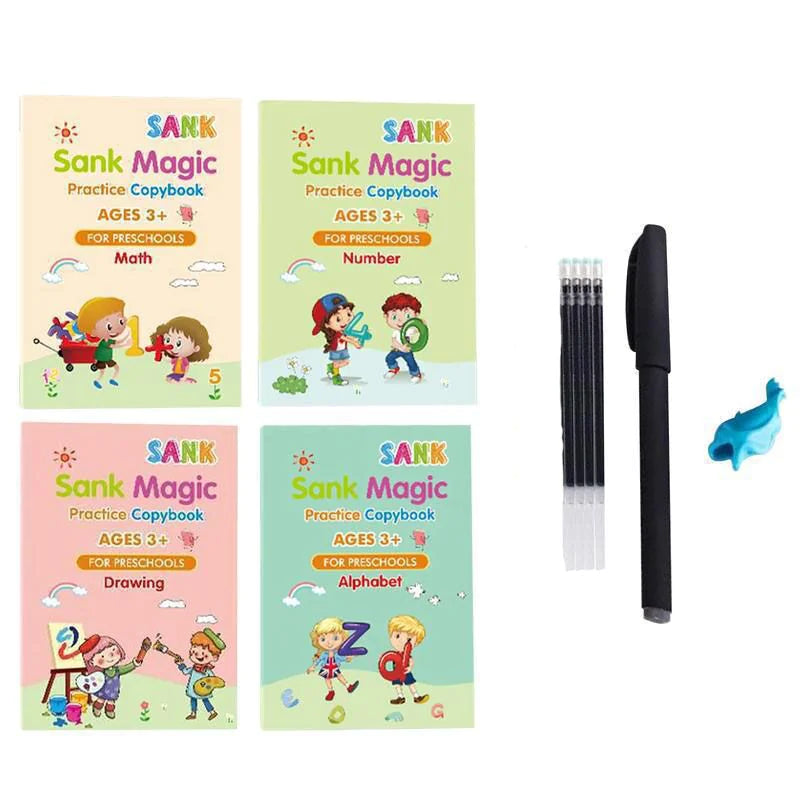 Sank reusable copybook with magic ink pen included