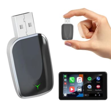 2-in-1 Wired to Wireless CarPlay Adapter