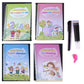 Child using Sank Magic Copybook groove tracing pages