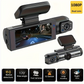 1080p HD Night Vision Dual Dash Cam with 360° View